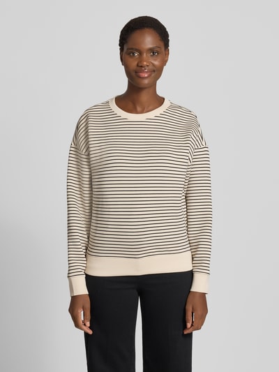 MSCH Copenhagen Sweatshirt aus Viskose-Mix Modell 'Ima' Offwhite 4