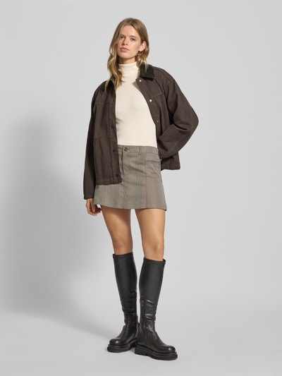 Marc O'Polo Denim Slim Fit Rollkragenpullover aus Baumwoll-Mix Offwhite 1