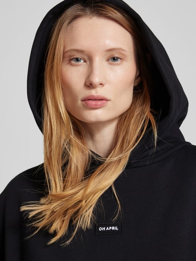 OH APRIL Oversized Hoodie mit Kapuze Black 3