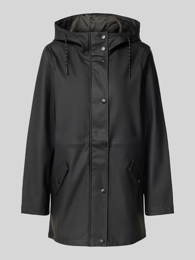 Vero Moda Regular fit functioneel jack met tunnelkoord in de taille, model 'MALOU' Zwart - 2