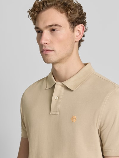 MCNEAL Koszulka polo o kroju slim fit z naszywanym logo Ziemisty brązowy 3