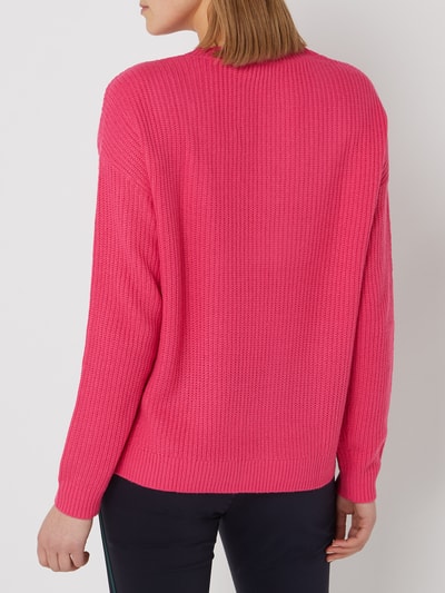 Montego Pullover mit überschnittenen Schultern Pink 5