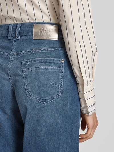 MAC Bermudy jeansowe o kroju baggy fit z wpuszczanymi kieszeniami model ‘Rich’ Ciemnoniebieski 3