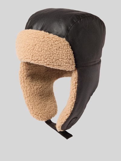 Barbour Mütze mit Ohrenklappen Modell 'MORAR WAX TRAPPER' Mittelbraun 2