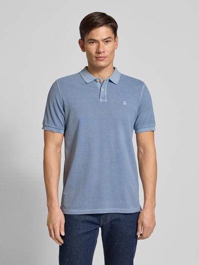 Marc O'Polo Regular Fit Poloshirt aus reiner Baumwolle Sky 4