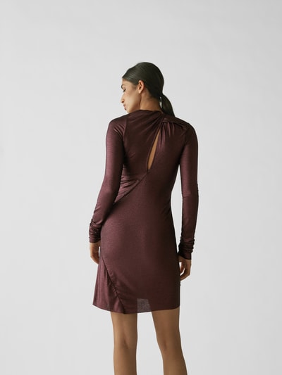 Rick Owens Minikleid im Metallic-Look Blau 5