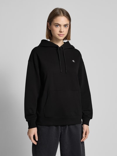 Calvin Klein Jeans Hoodie mit Logo-Stitching Modell 'SCRIPT INSTITUTIONAL' Black 4