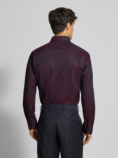 OLYMP Modern Fit Businesshemd mit Kentkragen Modell 'NEW KENT' Bordeaux 5