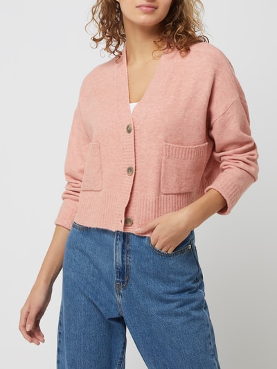 Mango Boxy Fit Cardigan mit überschnittenen Schultern Rosa 4