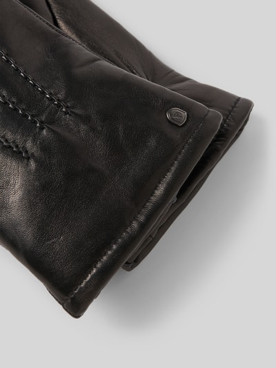 Akaroa Handschuhe mit Touchfunktion aus Schafsleder Modell 'DAN' Black 3