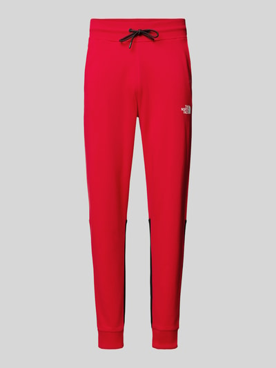 The North Face Sweatpants met labelprint Rood - 2