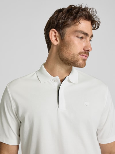 Jack & Jones Premium Regular Fit Poloshirt mit Logo-Patch Modell 'RODNEY' Weiss 3