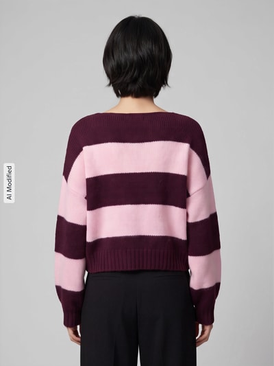 ONLY Pullover mit U-Boot-Ausschnitt Offwhite 5