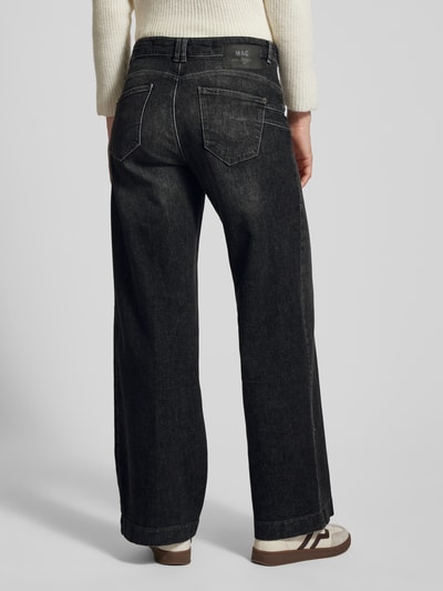 MAC Wide Leg Jeans im 5-Pocket-Design Modell 'Palazzo' Anthrazit 5