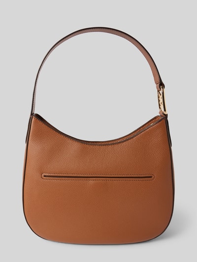 MICHAEL Michael Kors Torba hobo z naturalnej skóry bydlęcej model ‘KENSONGTON’ Koniakowy 3