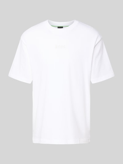 BOSS Green Relaxed Fit T-Shirt aus reiner Baumwolle Weiss 2
