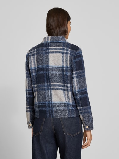 s.Oliver RED LABEL Regular Fit Wolljacke mit Zierknöpfen Marine 5