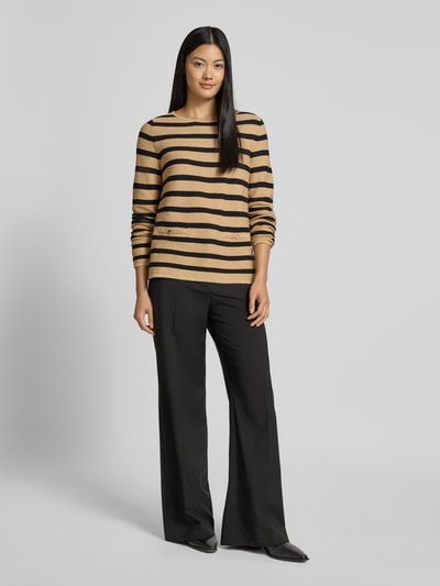 Betty Barclay Strickpullover mit Ziertaschen Beige 1