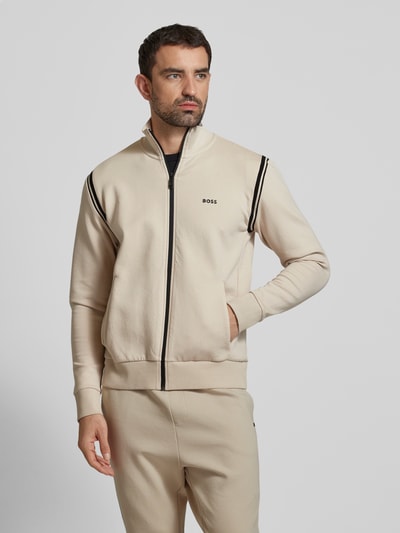 BOSS Green Sweatpak met contraststrepen Beige - 4