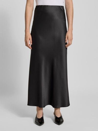 Vero Moda Spódnica midi rozkloszowana z elastycznym pasem model ‘MERLE’ Czarny 4