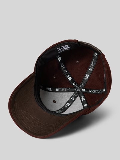 New Era Basecap aus Woll-Mix mit Logo-Stitching Modell 'MELTON' Dunkelbraun 2