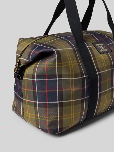 Barbour Weekendtas met all-over motief, model 'TORRIDON' Olijfgroen - 3