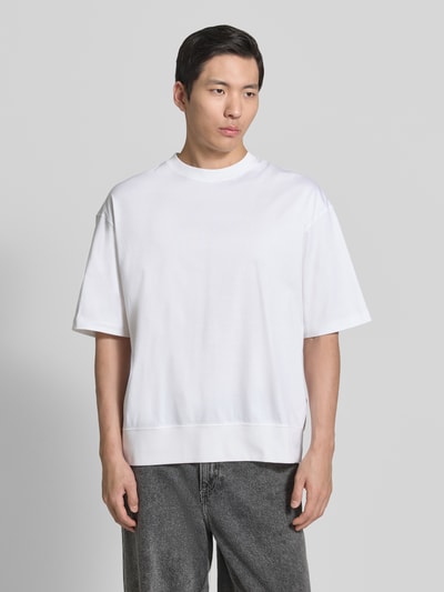 CK Calvin Klein Relaxed Fit T-Shirt aus reiner Baumwolle Weiss 4