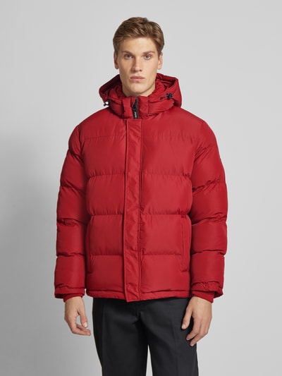 Pepe Jeans Steppjacke mit Kapuze Modell 'Tobias' Rot 4