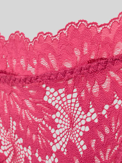 Productfoto, Slim Fit String aus floraler Spitze Modell 'Lime' von Neo Noir, dames string in elastische materiaalmix met bloemenkant, close-up structuur