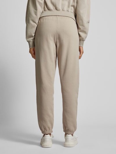 Pegador Regular fit sweatpants met labelprint, model 'VILLA' Beige - 5