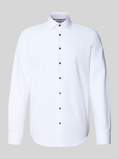 Jake*s Regular Fit Business-Hemd mit Kentkragen Weiss 2