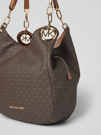 MICHAEL Michael Kors Torebka z aplikacją z logo model ‘LILLIE’ Średniobrązowy 3