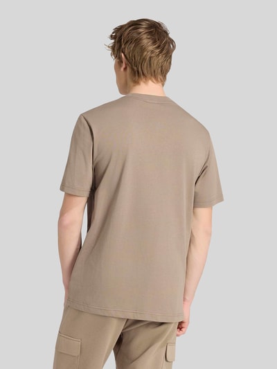 adidas Sportswear regular fit T-shirt van puur katoen Kaki - 5
