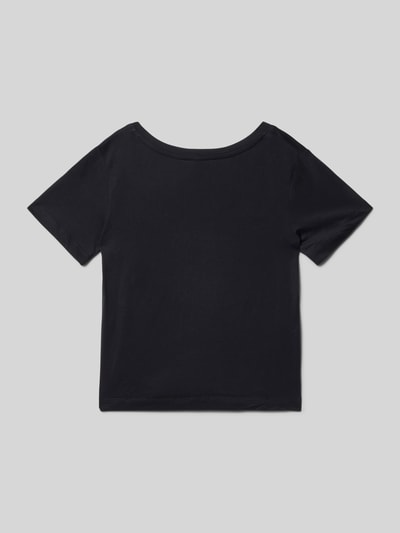 Mango T-Shirt aus reiner Baumwolle Black 3