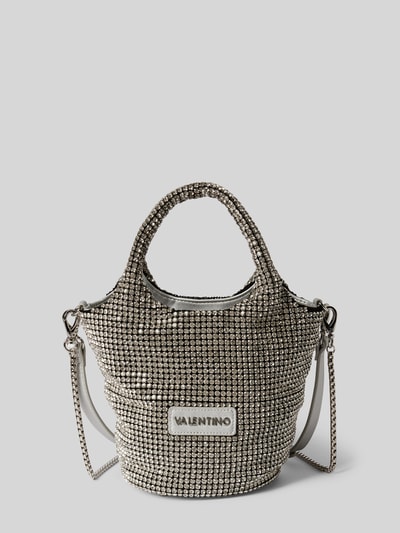 VALENTINO BAGS Handtasche mit Ziersteinbesatz Modell 'NABILAH' Silber 1