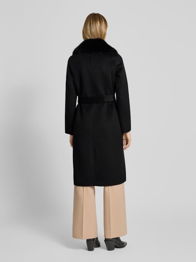 comma Mantel mit Taillengürtel Black 5