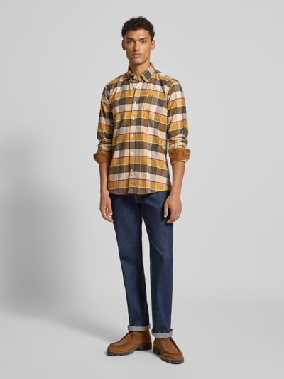 Barbour Tailored Fit Freizeithemd aus reiner Baumwolle  Schlamm 1