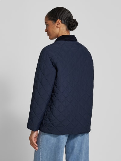 s.Oliver RED LABEL Relaxed Fit Steppjacke mit Cord-Details Marine 5