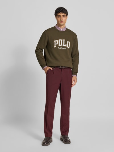Polo Ralph Lauren Loose fit sweatshirt van katoenmix Olijfgroen - 1