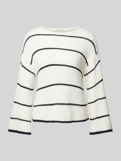 Only Gebreide pullover met ronde hals, model 'GEENA' Zwart - 2