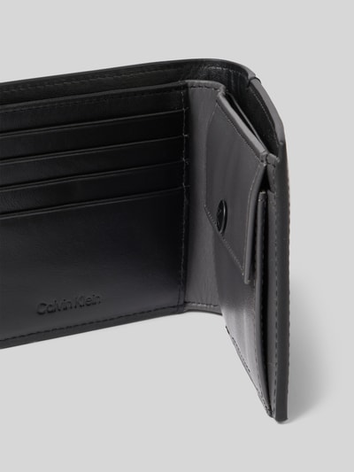 CK Calvin Klein Portemonnaie mit Logo Prägung Black 3