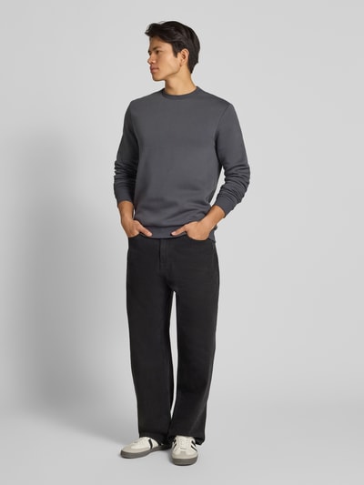 Only & Sons Regular Fit Sweatshirt aus Baumwoll-Mix Modell 'CERES' Dunkelgrau 1