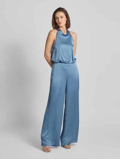 V by Vera Mont Jumpsuit met halter Lichtblauw - 4