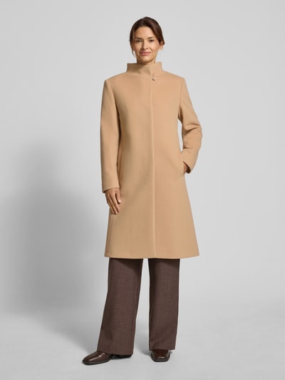 ICONS Cinzia Rocca Mantel mit Kaschmir-Anteil Camel 4