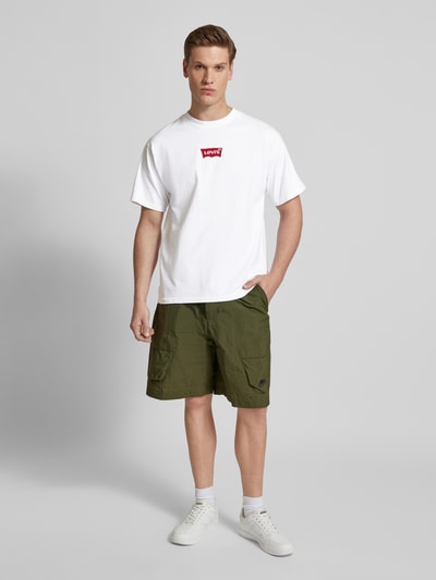 Levi's® T-Shirt mit Label-Stitching Weiss 1