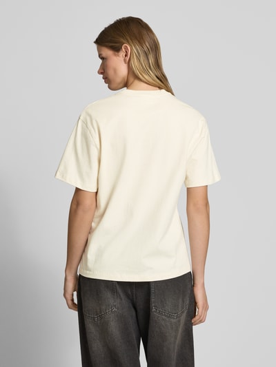 Carhartt Work In Progress Oversized T-shirt van puur katoen, model 'Ingo' Ecru - 5