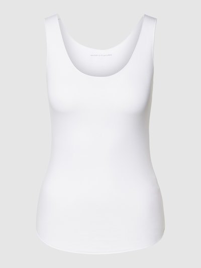 Majestic Filatures Tanktop mit U-Ausschnitt Weiss 2