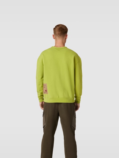 Ten C Oversized Sweatshirt aus Baumwolle Apfel 5