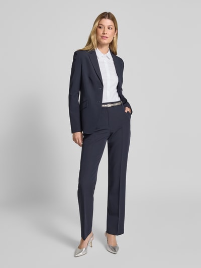 Christian Berg Woman Selection Slim fit overhemdblouse met blinde knoopsluiting Wit - 1