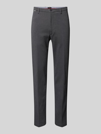 Cinque Slim fit stoffen broek met stretch, model 'CiBrody' Donkergrijs gemêleerd - 2
